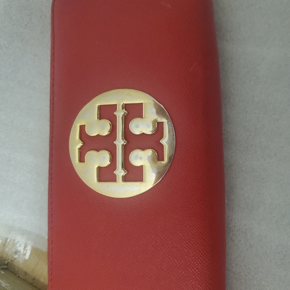 Red Tory Burch Wallet - Picture 6 of 9